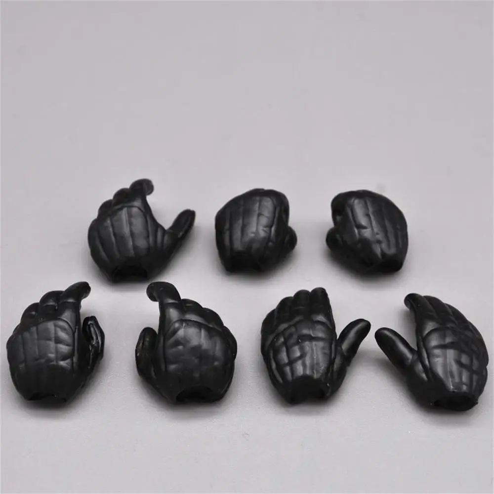 

1/6 HOTTOYS HT Hunter Treasure Black Gloved Hand Types 7PCS/SET PVC Material For 12" B001 COO DAM Action Figure Collect DIY