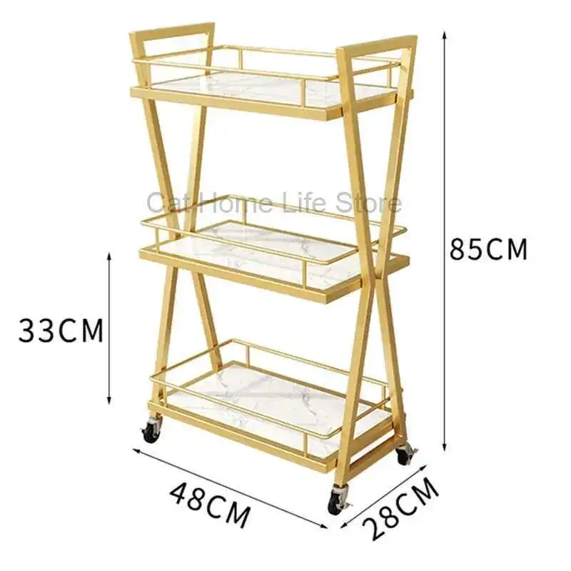 Nail Salon Furniture Trolley Nails Professional Makeup Hair Beauty Esthetician Cart Loading Equipments Station Barber Bar Salons