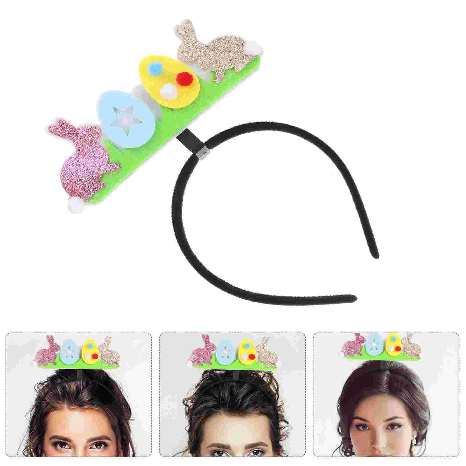 Easter Headdress Party Hair Hoops Cute Headband Cartoon Kawaii Makeup Costume Props Child