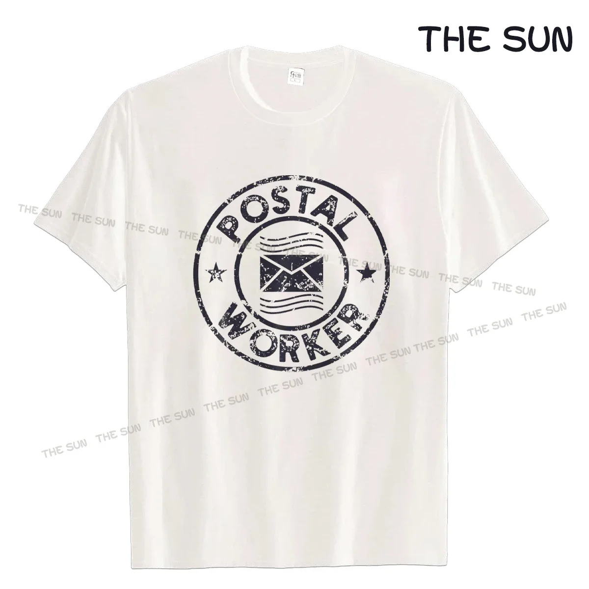 

Postal Worker Delivery Service Post Office O-Neck Cotton T Shirt Men Casual Short Sleeve Tees TopsUnsiex Couple