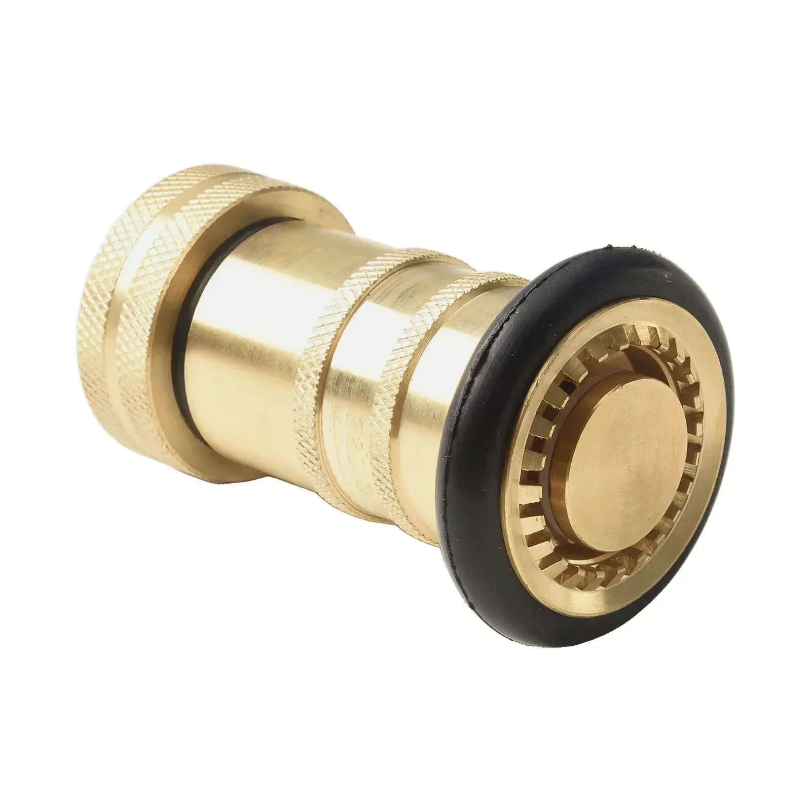 

1Pcs Fire Hose Brass Nozzle Spray (1" NH/NST) Heavy Duty 1" Female Adjustable Fire Sprinkler Head Watering Sprinkler Nozzle