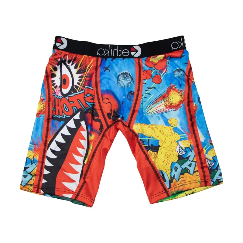 Ethika Heren Ondergoed Boxers Ademende Sexy Print Heren Slipje Lingerie Mannen Onderbroek Man Boxer Slips Trunks Plus Maat Xxxl