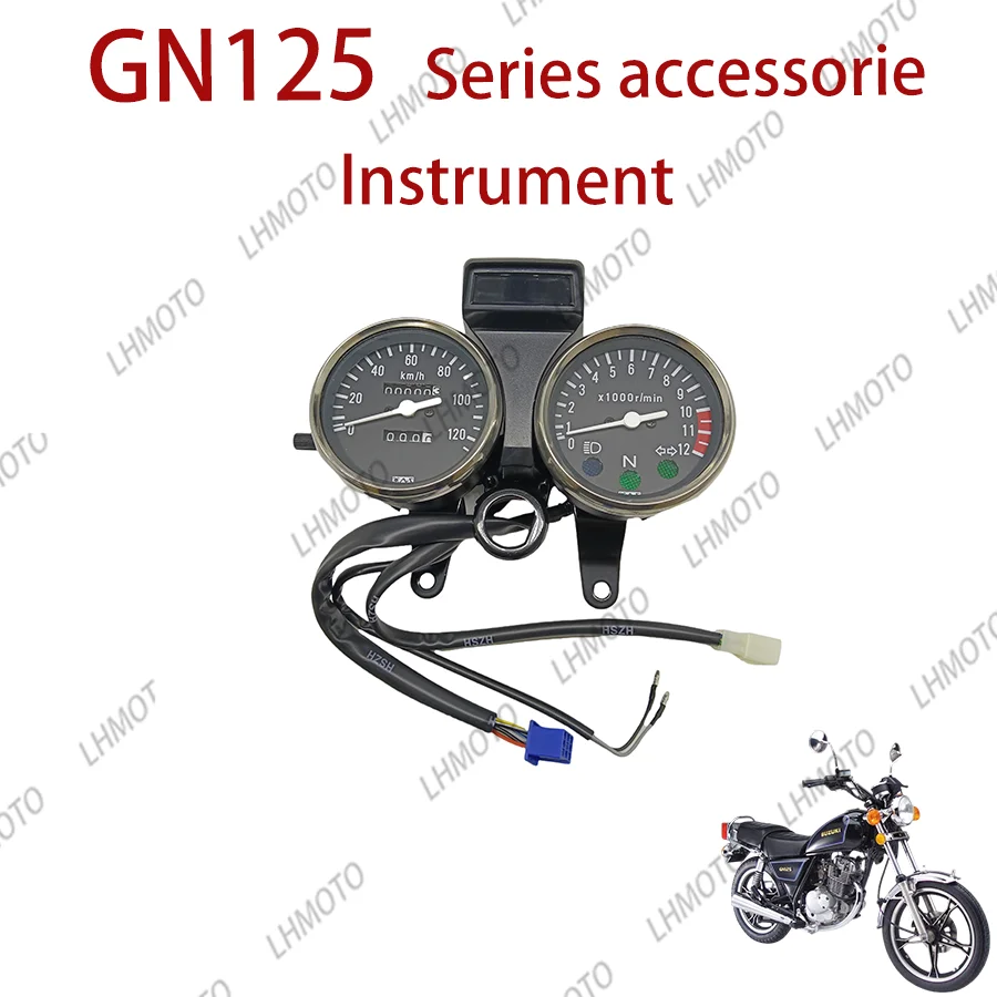 

A Motorcycle Speed Tachometer For GN 125 Digital Meter Assembly Speedometer Odometer Gauge Gear Indicator Instrument