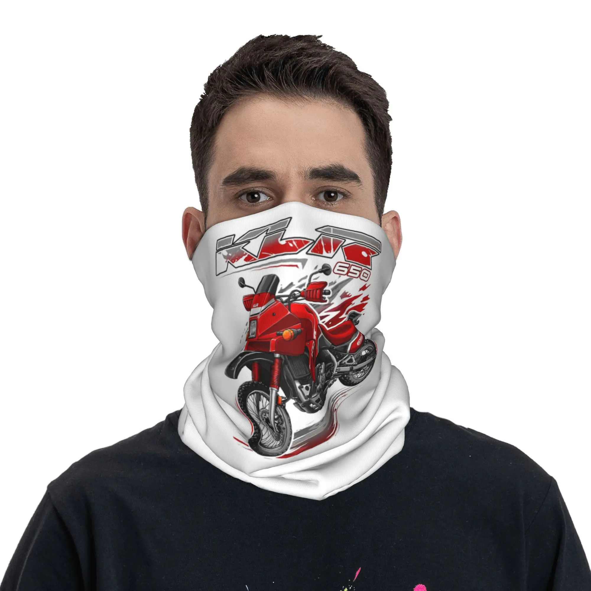 

Бандана-шарф для мотоциклистов KLR 650, с принтом, для защиты лица и шеи, повязка на голову, для мужчин и женщин, взрослых, зимняя