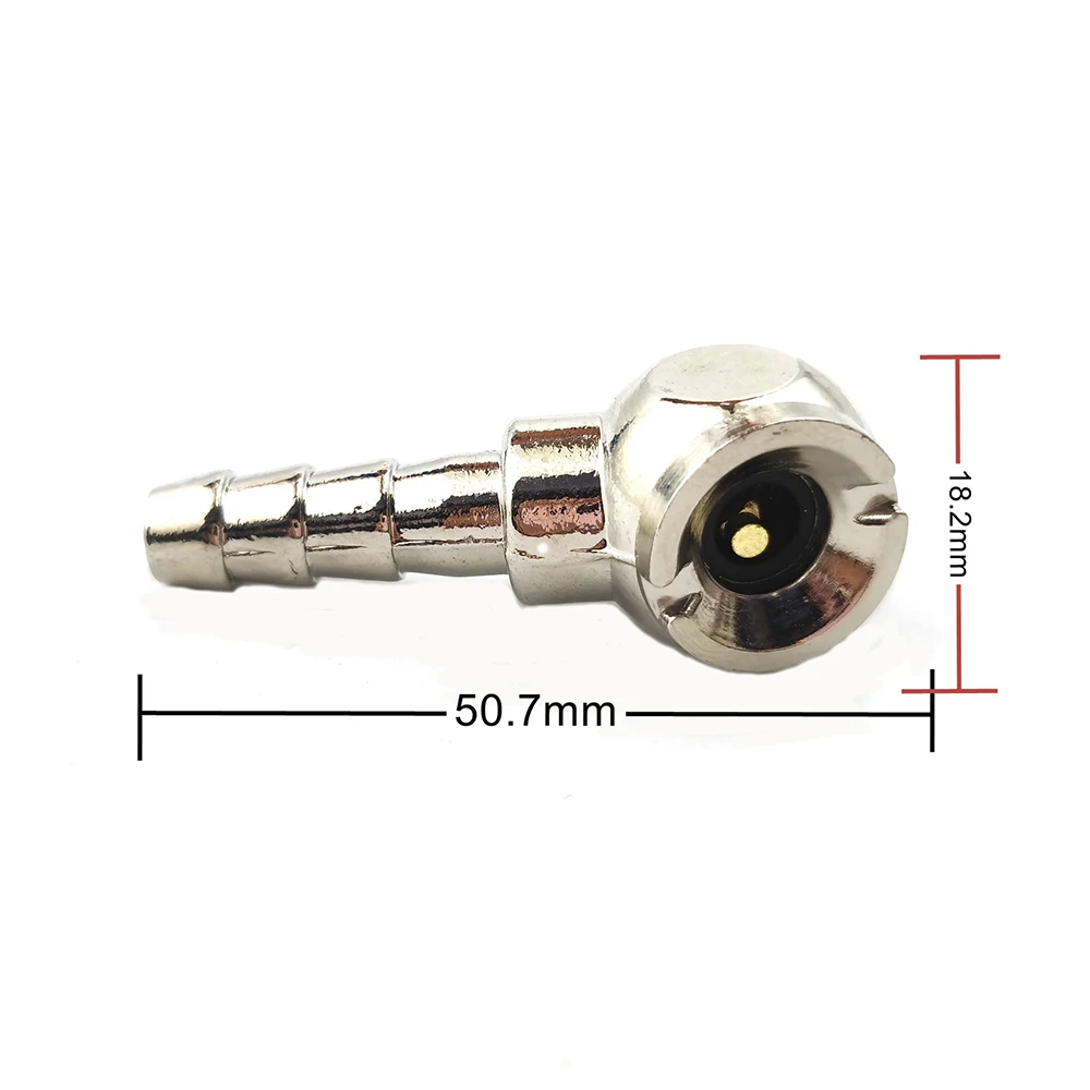 8mm Pneumatic Cartridge Adapter, Tire Hose Adapter, 8mm Metal Adapter Fitting