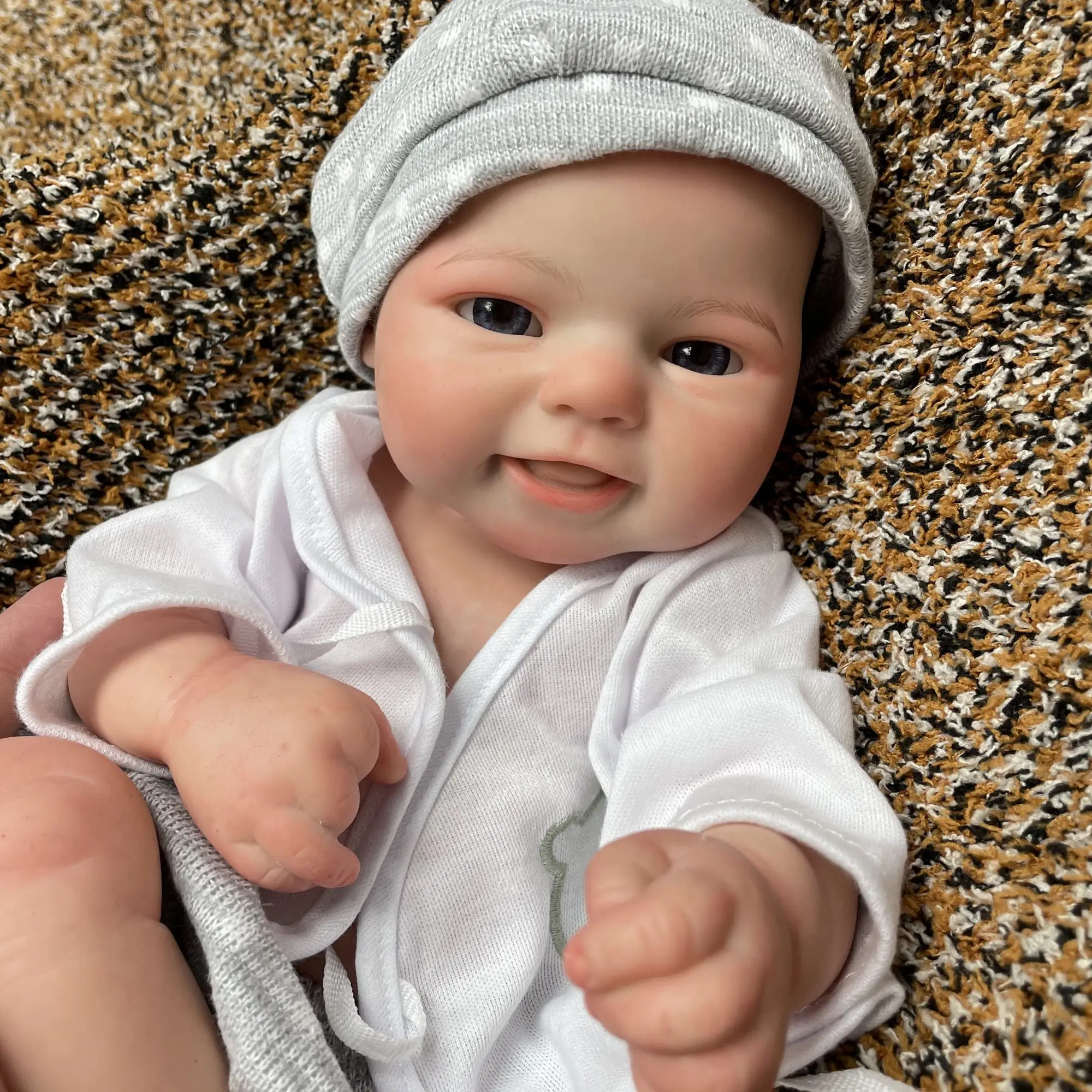 OtardDolls Painted All Silicone Girl&Boy 40CM Bebe Reborn Full Soft Silicone Newborn Dolls Gifts Boneca Reborn Corpo De Silicone