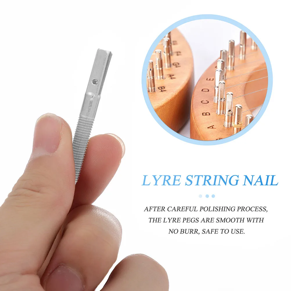 

1 set Reliable Lyre Strings Set Copper Wood Metal Durable Standard Tension Beautiful Sound Gifts Family Friends Professional