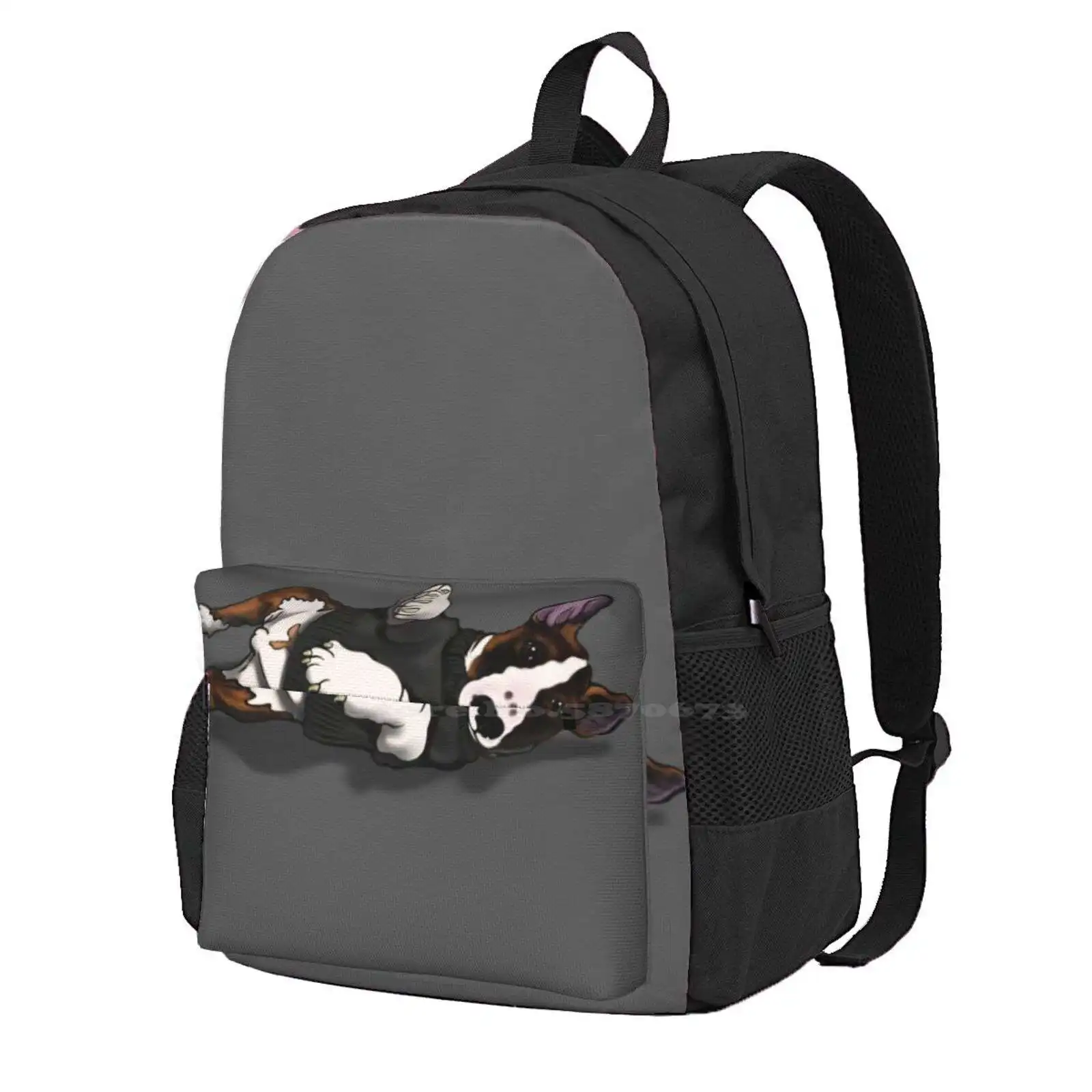 

English Bull Terrier Bag Backpack For Men Women Girls Teenage