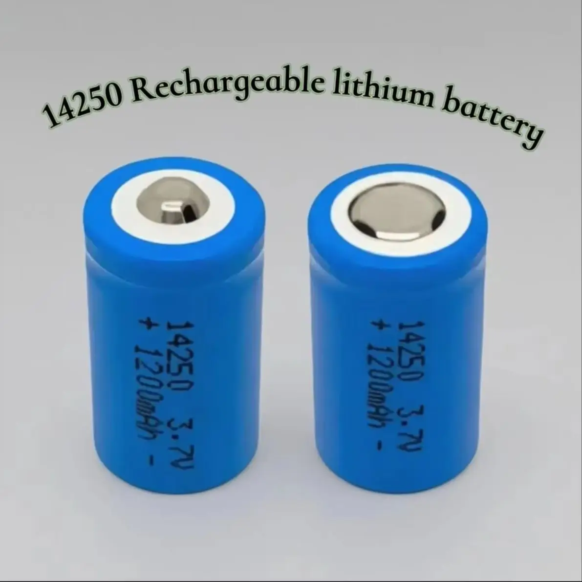 14250 3.7V 1200mAh Rechargeable Lithium Battery 1/2AA Size USB Charger For Flashlight Medical Device Video Cameras Walkie-talkie