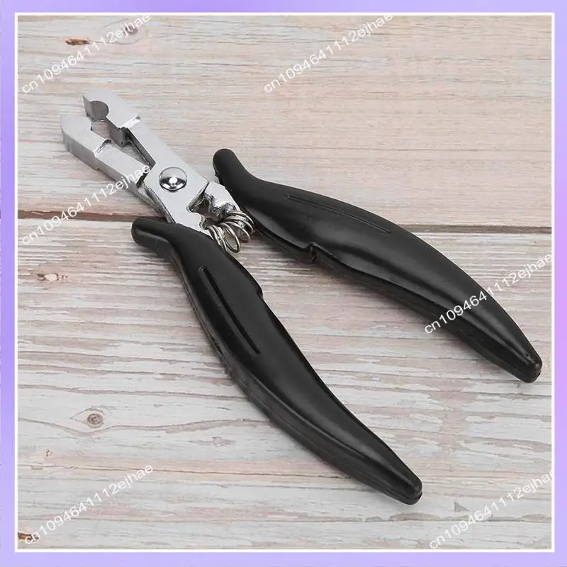 N83R Hair Extension Pliers, Stainless Steel Non Slip Handle Hair Extension Wig Tools