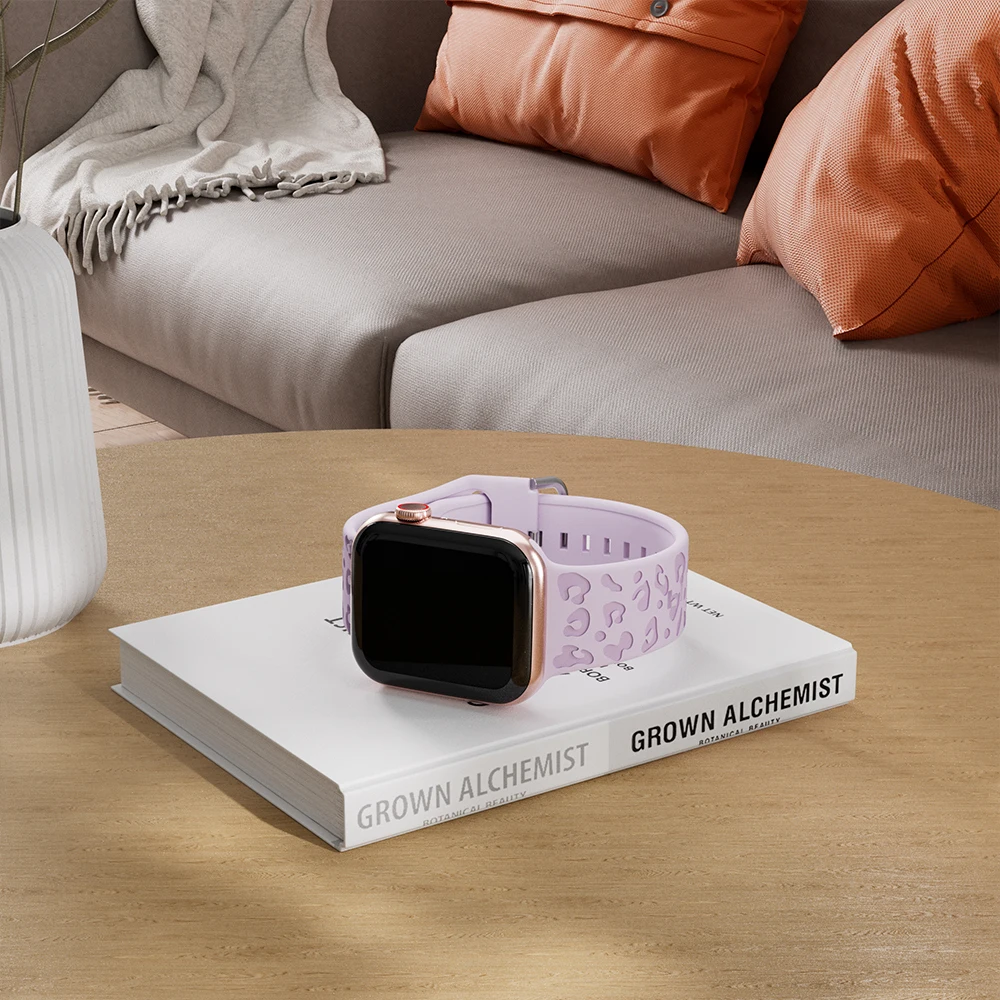 Engraved Strap For Apple Watch Ultra Band 49mm 44mm 40mm 45mm 41mm 46mm 42mm Silicone Bracelet for iWatch 10 se 9 8 7 6 5 3 4