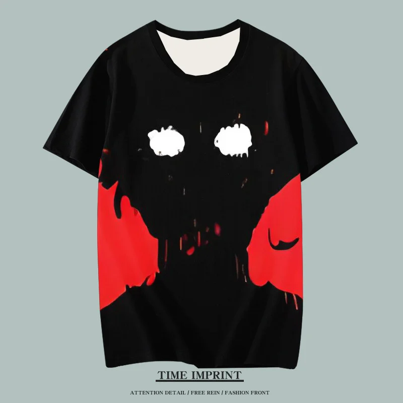 

Lingneng 100% Shadow Mountain Maofu Clothes Small Dimple Cos Quick Dry Breathable Comfortable Parent Child Short Sleeved T-shirt