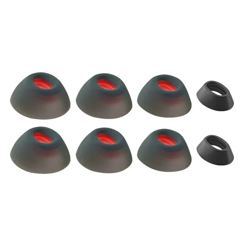 ABKQ-8Pcs Silicone Ear Tips Earbuds For Tune Flex Bluetooth-Compatible In-Ear Earphones Replacement Super Soft Ear Buds A