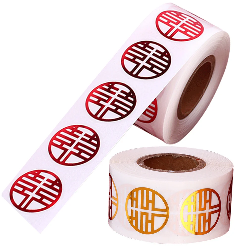 

Wedding Xi Sticker Chinese Style Decal High Grade Material Long Life Decor for Living Room Bedroom Windows Wedding Stickers