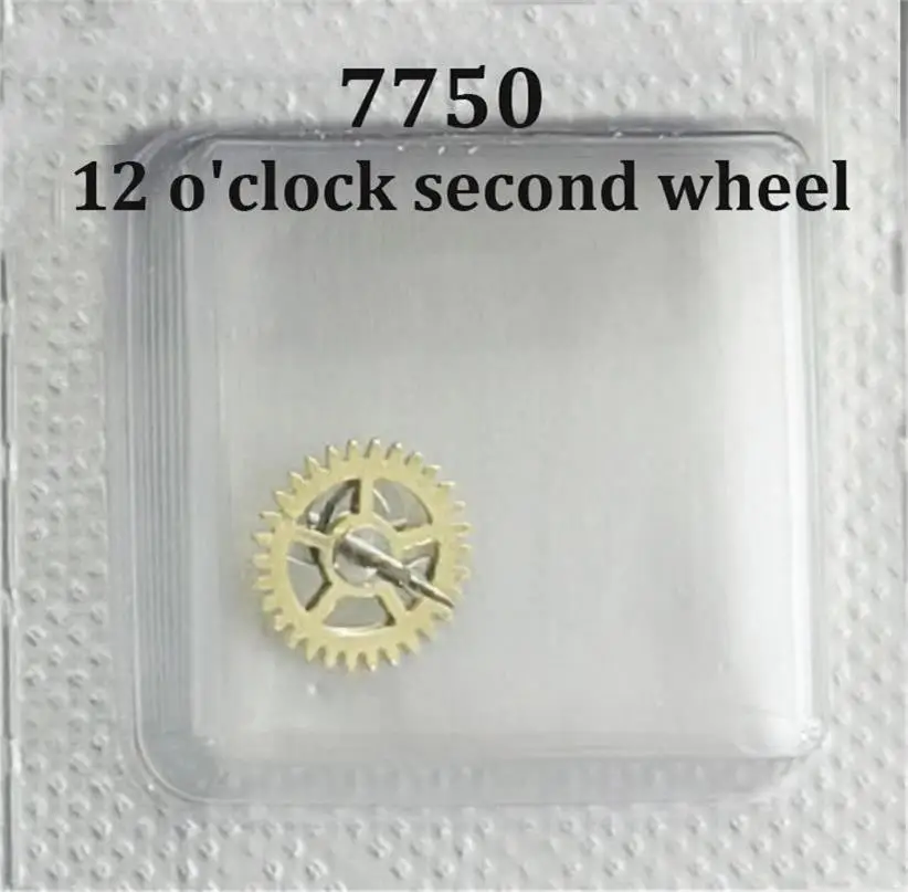 Подходит для швейцарского оригинального механического механизма ETA7750, 12 часов, второе колесо 7750, номер аксессуара для часового механизма: 8020