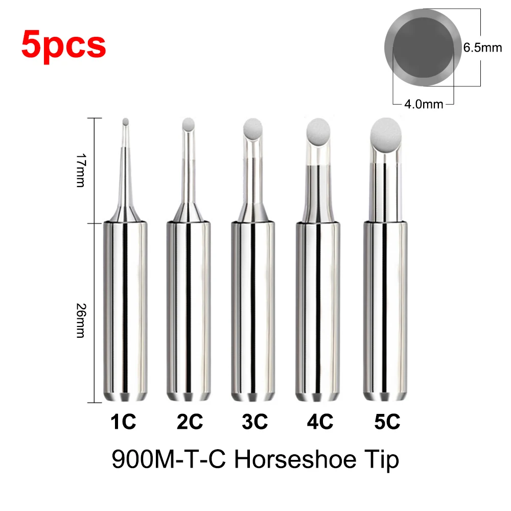 900M T Series Pure Copper Soldering Iron Tip Universal Lead-free Welding Sting For Hakko 936 FX-888D 852D+Soldering Iron Station