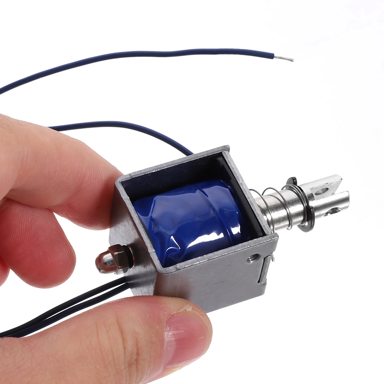 Large Thrust Solenoid Electromagnet 12V 1.1A Open Frame Push Pull Linear Motion For Vending Machines Mechanical Equipment Valve