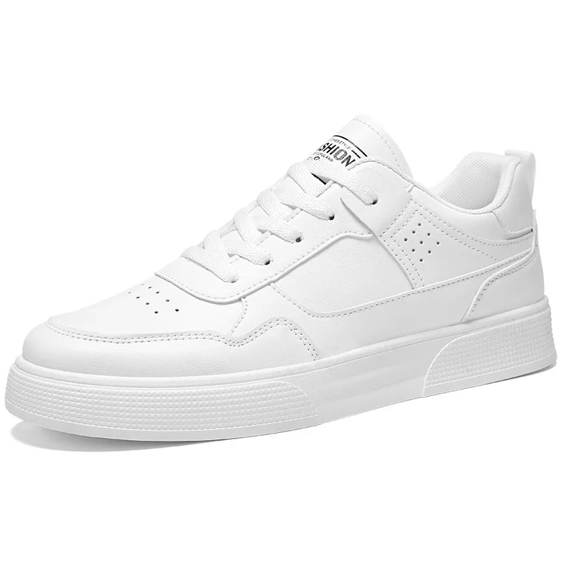 Zapatos vulcanizados para hombre, zapatillas blancas transpirables de estilo coreano, deportivas versátiles de moda, informales, novedad de verano