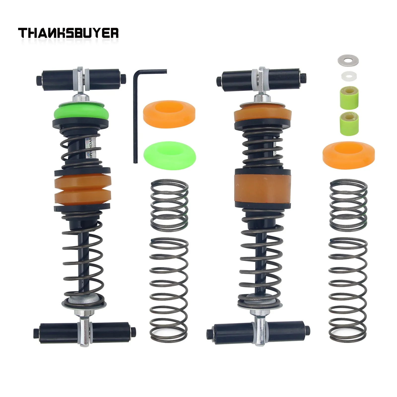 Hydraulic Spring Damper Kit, Racing Game Simulator Pedal Modification for MOZA SRP & SRP Lite, Throttle Brake Clutch Damper Kit