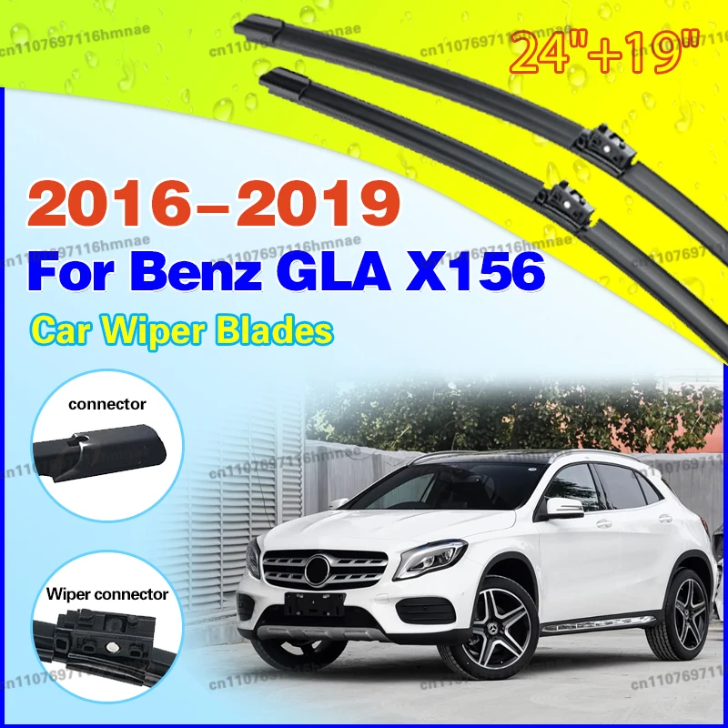 Plumas Limpiaparabrisas Delanteras para Mercedes Benz GLA X156 2016 2017 2018 2019, Accesorios para Parabrisas, GLA 200 250 180 220 45