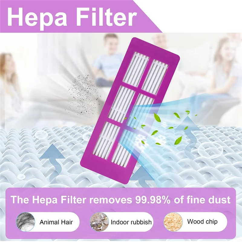 A76G-For Eureka J15 Max قطع غيار ملحقات بديلة متوافقة للغاية - الفرشاة الرئيسية، فلتر HEPA، قماش الممسحة وحقيبة الغبار