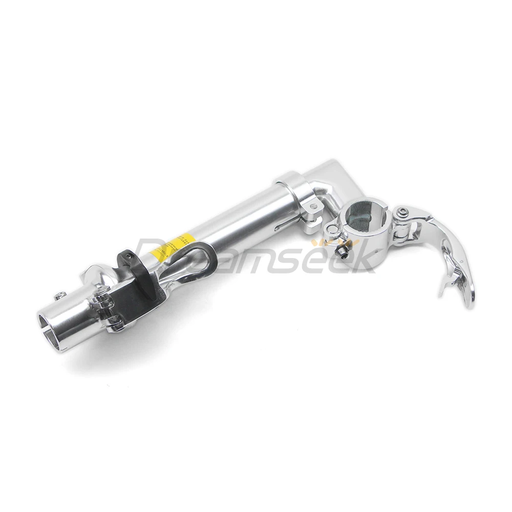 Folding Bike Stem for 31.8mm Handlebar 28.6mm Front Fork Bicycle Quick Release Left Fold 70mm Adjustable Aluminum Alloy Cycling view 3
