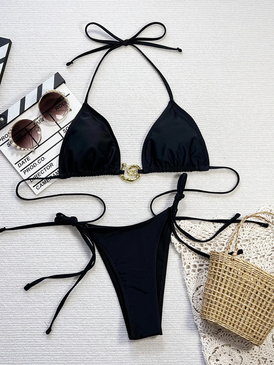 Micro Bikinis 2025 Sexy Women Swimsuits Female Micro Swimwear Bikini Set Bathing Suit Swimming Suits Beachwear Brazilian Biquini