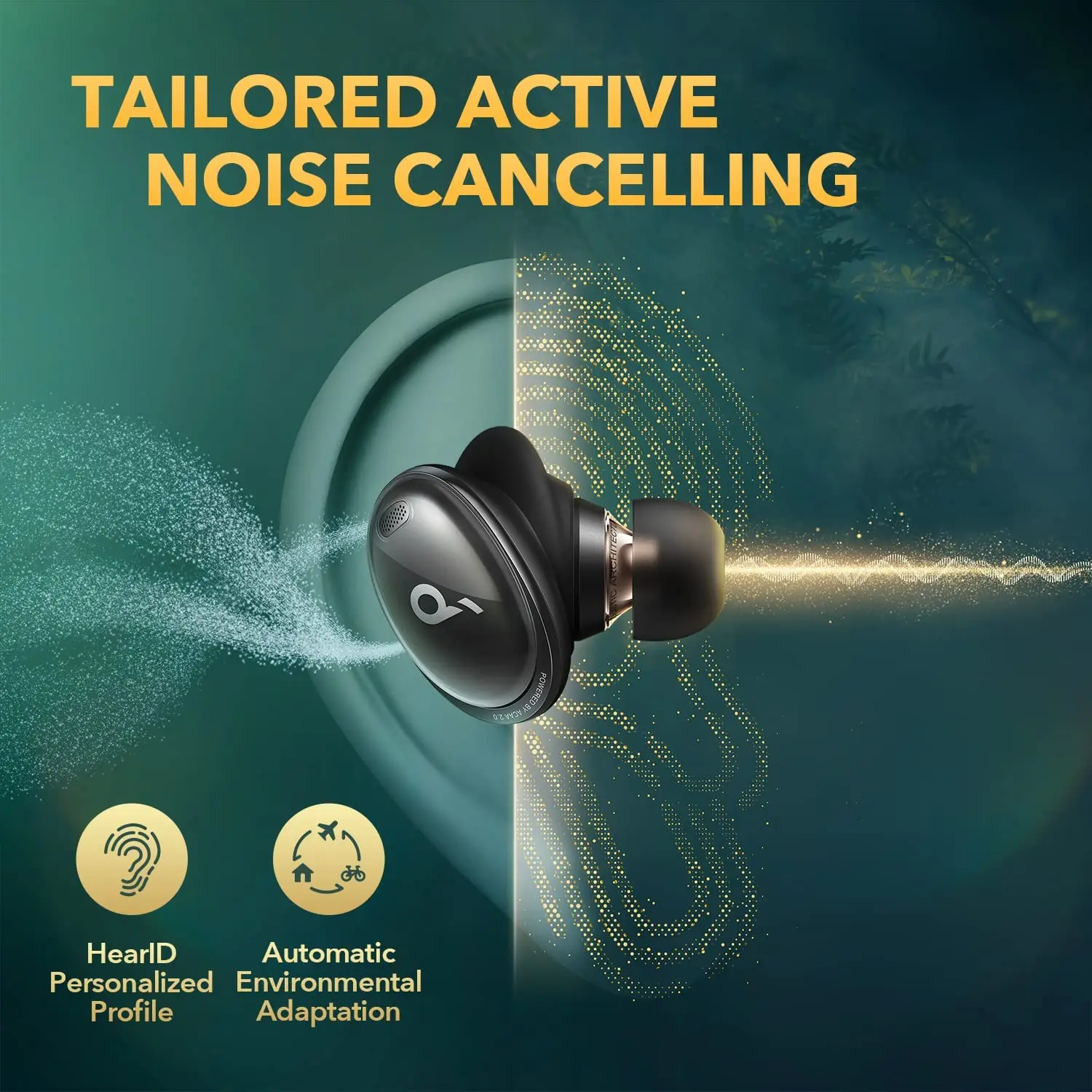 Anker Liberty soundcore 3 Pro noise cancelling earbud with ACAA 2.0 wireless earphone with Hi-Res audio headphone with 6 mics