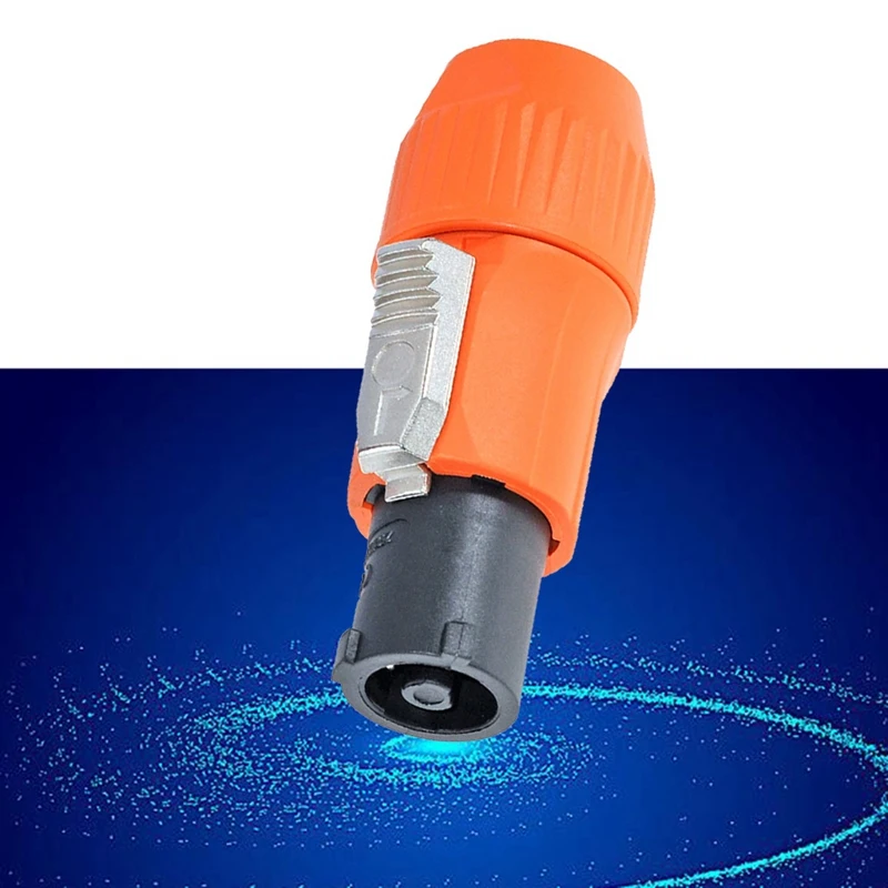 20A 3 Core Waterproof Flame Retardant LED Display Aviation Power Plug Stage Lighting Beam Light Power Socket Head, Durable C