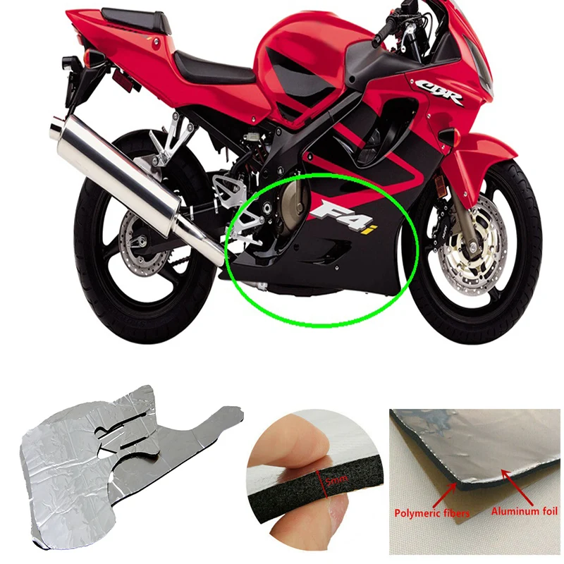 

Для Honda CBR600F4/F4i 1999-2007 мотоциклетная Защитная теплоизоляционная пленка ABS обтекатель Профессиональный тепловой экран