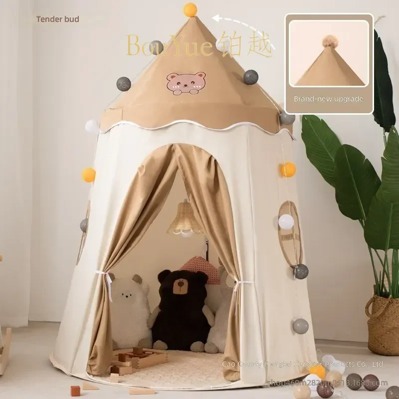 Kids Indoor Play Tent Castle Secret Base House for Boys Girls Baby Small Playhouse Children Game Room Toy