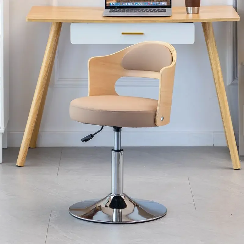 

Solid Wood Nordic Home Computer Chair Student Writing Chair Modern Simple Office Lifting Swivel Chairs Furniture Vanity Stool