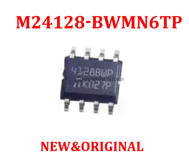 10piece M24128-BWMN6TP 4128BWP SOP-8 128Kbit Serial Bus EEPROM Memory Free Shipping