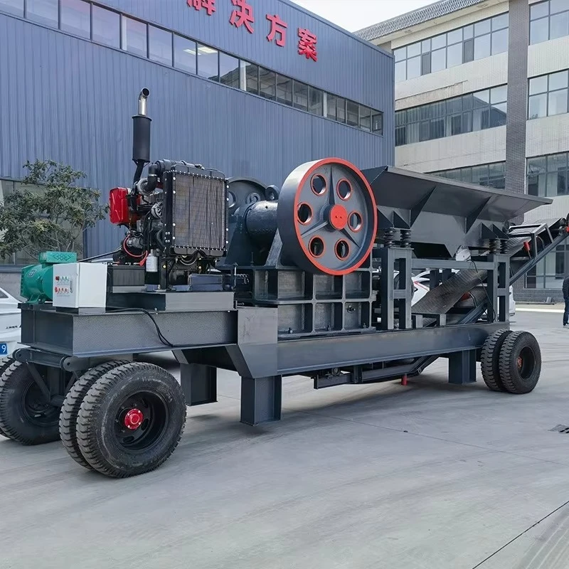 Customized Mobile Impact Crusher For Quarry & Mining - High Capacity Rock Crushing On Wheels For On-Site Aggregate & Sand Produc