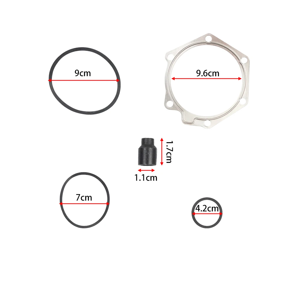 Compatible with TH-400 4L80E Transmission Reverse Band Servo Piston Apply Pin Extender Kit with Cover Gasket and Seal Kit