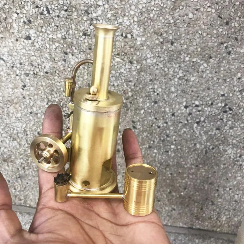 

M6 Mini Steam Engine Model Brass Engine Model Toy Boiler Capacity 21ml Physics Experiment Toy Creative Gifts