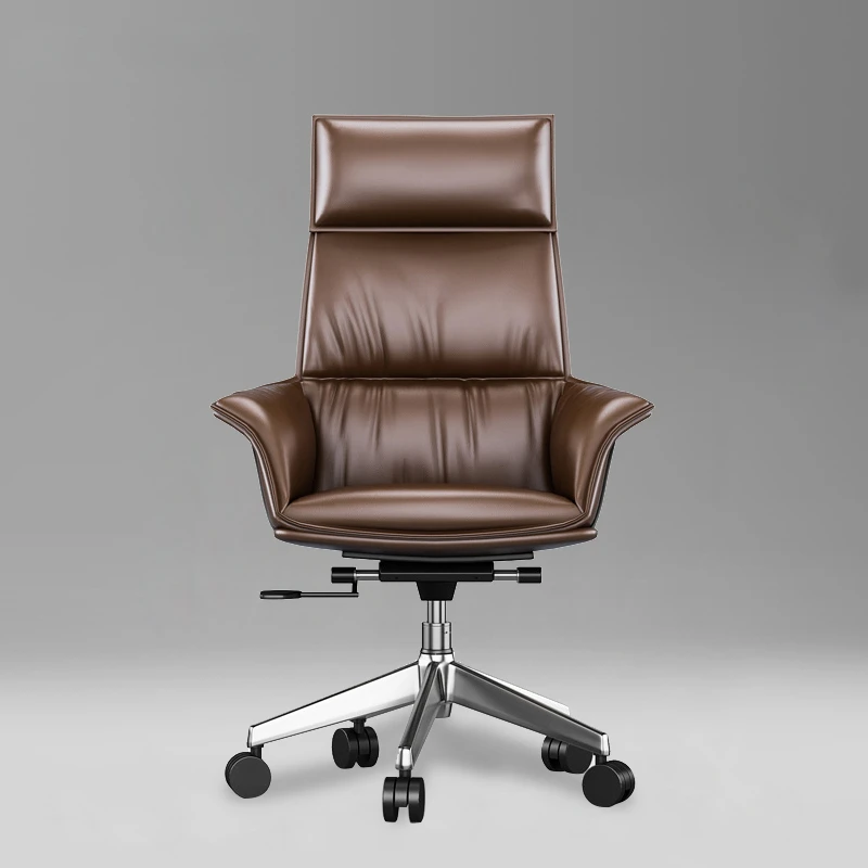 Work Swivel Office Chairs Ergonomic Leather Meditation Nordic Modern Computer Chair Lazy Chaise De Bureaux Luxury Furniture