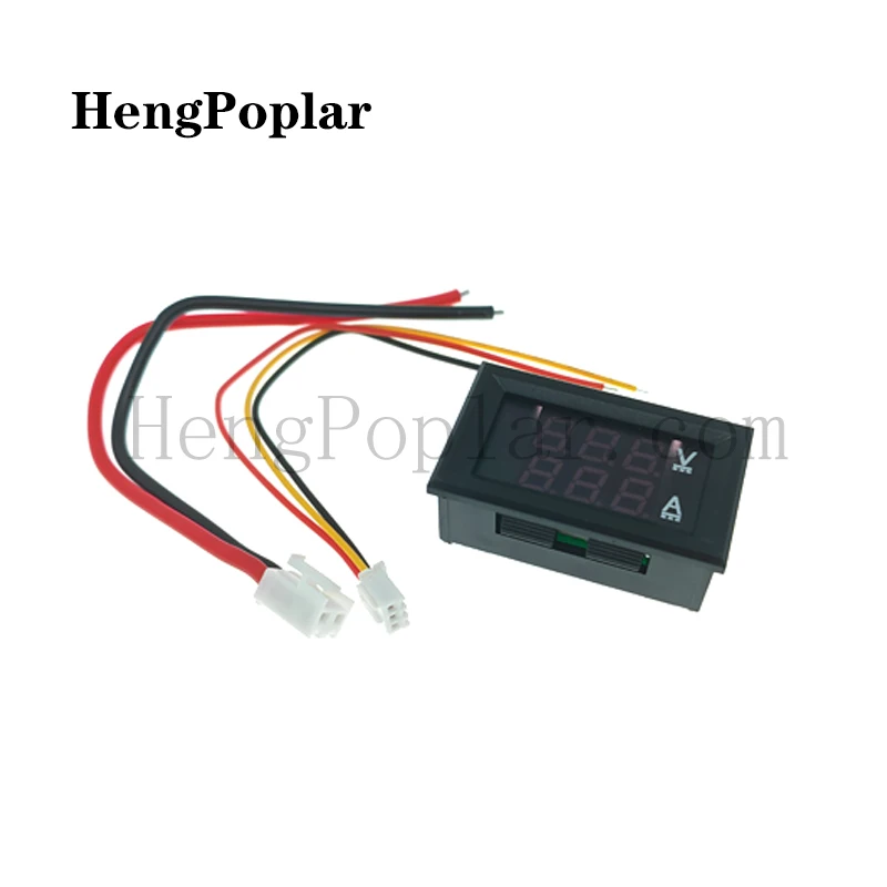 DC 0-100V 10A Digital Voltmeter Ammeter Dual Display Voltage Detector Current Meter Panel Amp Volt Gauge 0.28