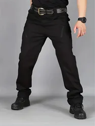 Traje de pesca de talla grande para hombre, pantalones tácticos de camuflaje, traje de entrenamiento a cuadros, pantalones de trabajo de combate, pantalones con múltiples bolsillos, 511