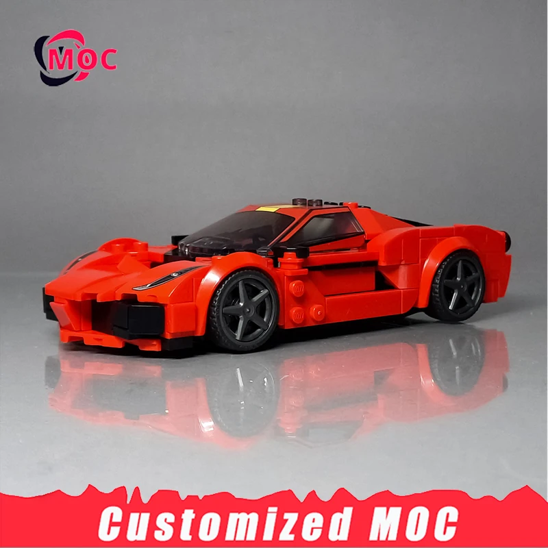 

210 шт. MOC- 142517 Классический скоростной фильм спортивный автомобиль строительный блок сборка модель DIY сборка детские игрушки Рождественский подарок