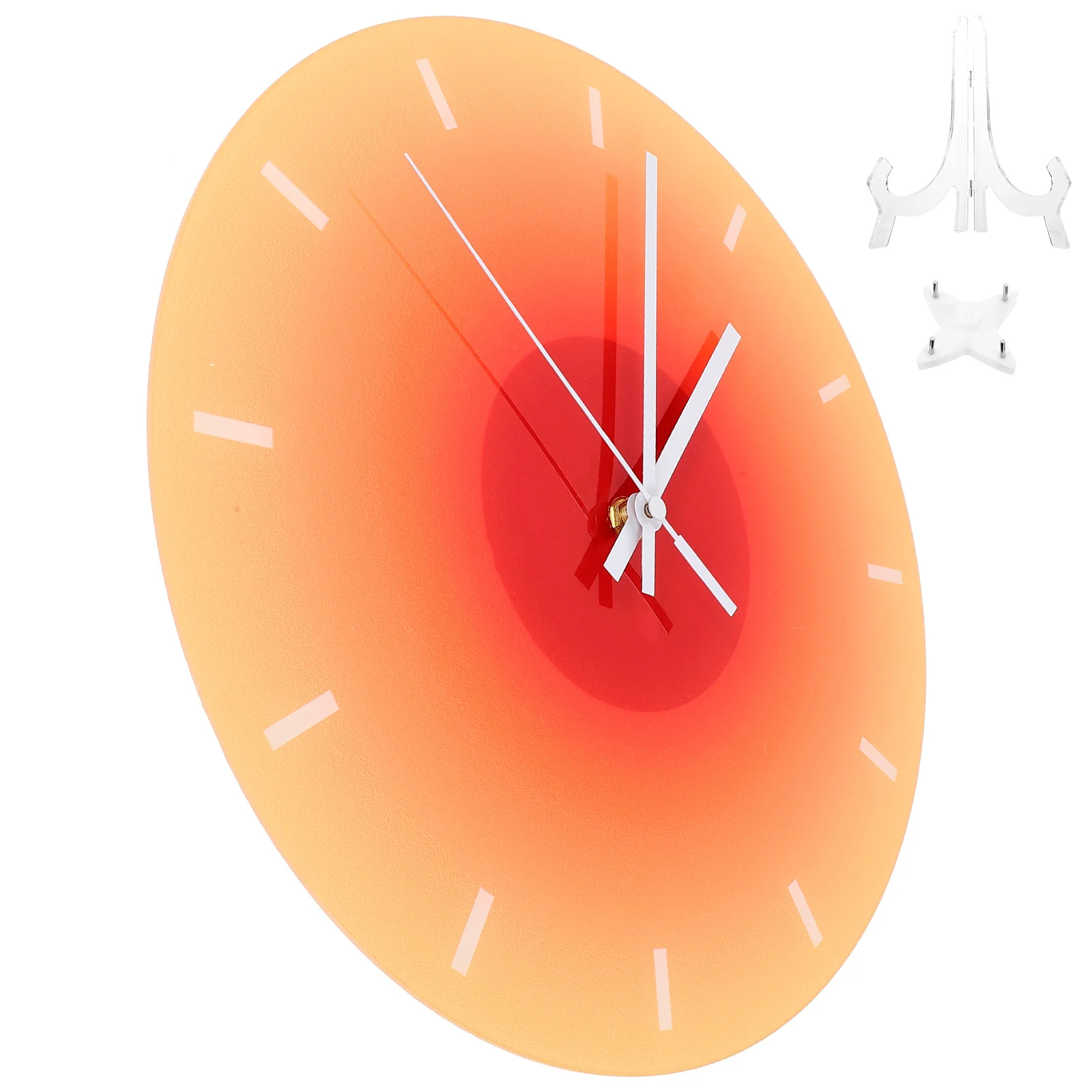 

Modern Style Acrylic Round Household Decorative Timepiece Silent Bedroom Office Wall Hanging Living Room Home Decor Tabletop