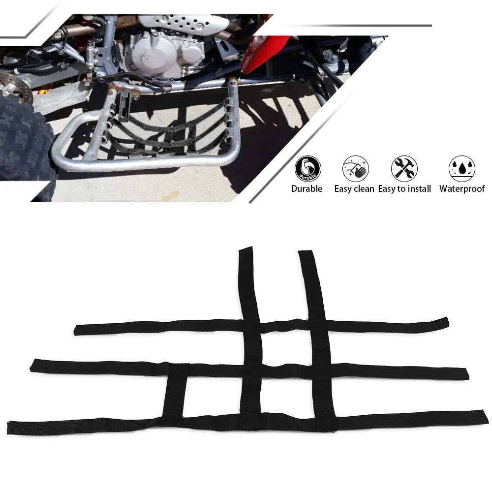 For Kawasaki KFX450R Motorcycles Parts KFX 400 Nerf Bar Nets Waterproof Nylon ATV Toolkit 2008 2009 2010 2011 2012 2013 2014