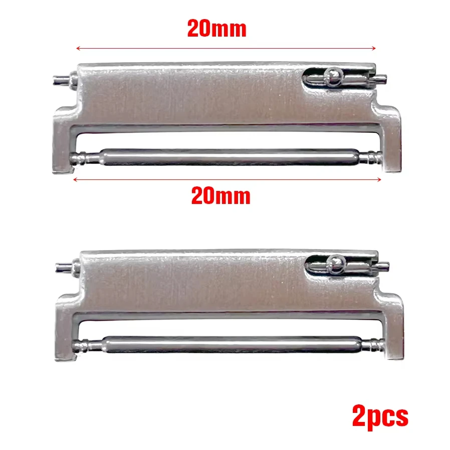 2 Stück Schnellverschluss-Uhrenarmband-Adapter aus Metall, 20 mm auf 18 mm, 20 mm auf 20 mm, 22 mm auf 20 mm Uhrenverbinder – Detail 9