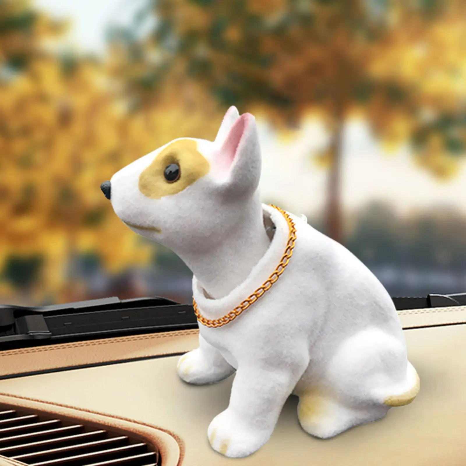 Cute Animal Car Dashboard Decorations, Shaking Ornament, Home Decoration Funny Creative Sculpture Desktop Ornament for Men