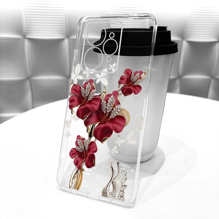 ل Realme 15 برو 5G حافظة RMX5101 الملونة رسمت غطاء واضح سيليكون لينة سليم جراب هاتف ل Realme 15 Realme15 برو 5G قذيفة