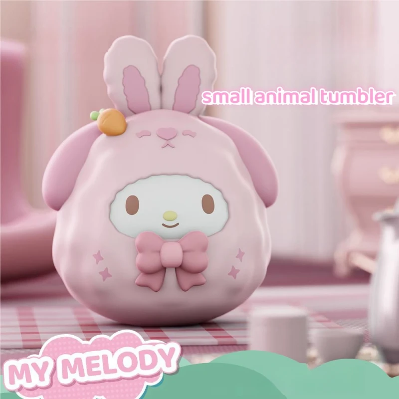 Sanrio Tumbler Series Ornamentos, Kuromi Melody Cinnamoroll, Desenhos animados de animação bonito, Figuras periféricas, Presentes criativos