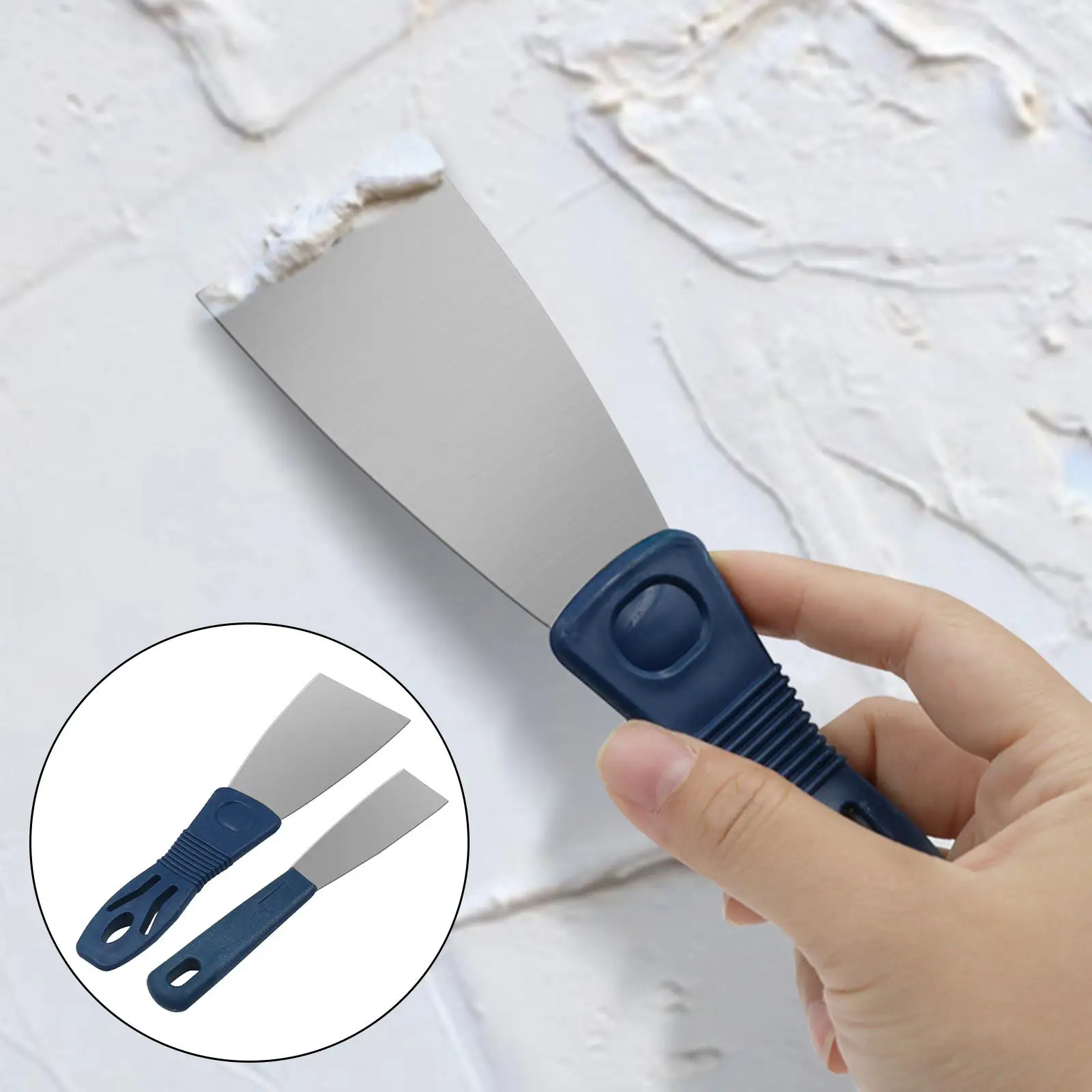 Putty Tool High Carbon Steel Tool Paint Tool Cleaning Tool for Plaster Scraping Removing Wallpaper Repairing Drywall