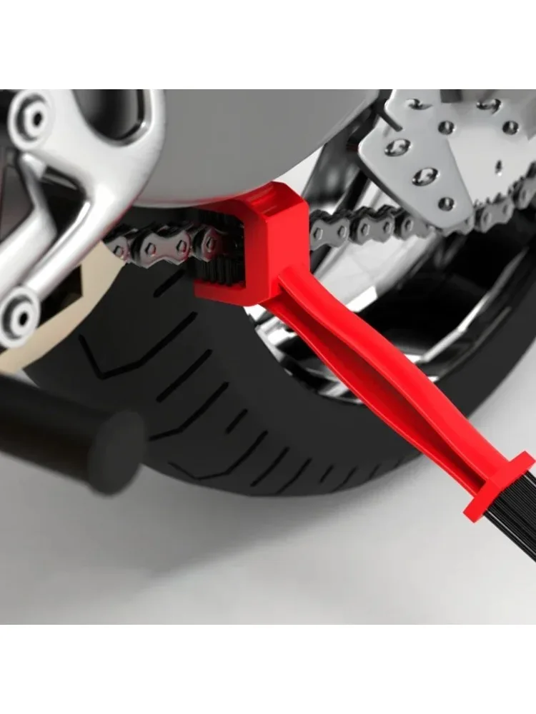 AliExpress NONE 1PC Motorcycle Chain Cleaning Brush Chain Scrubber Cleaner Tool for Motorbike Bicycle Outdoor Repair Accessory