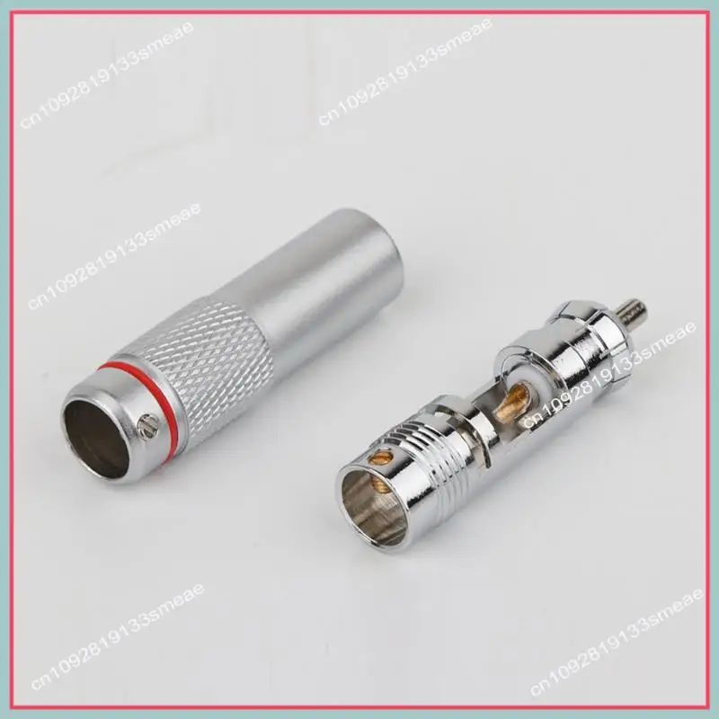 N94R 4PCS RCA Plug Connector RCA Audio Plug RCA Terminal For DIY HIFI Audio Cable Speaker Accessories