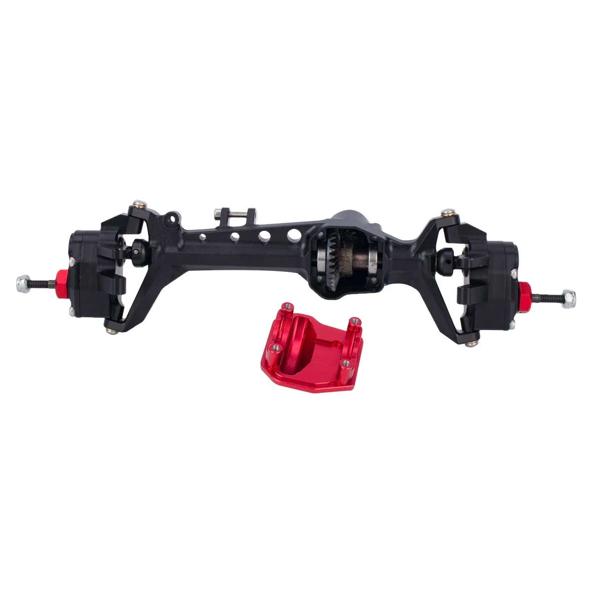 CNC Machined Aluminum Front Rear AR45P Portal Axle for 1/10 RC
